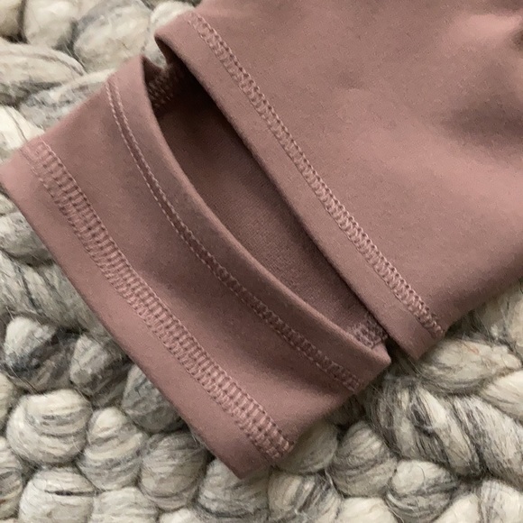 ALO Yoga dusty pink high waist strapped leg stirrup leggings - Picture 6 of 11